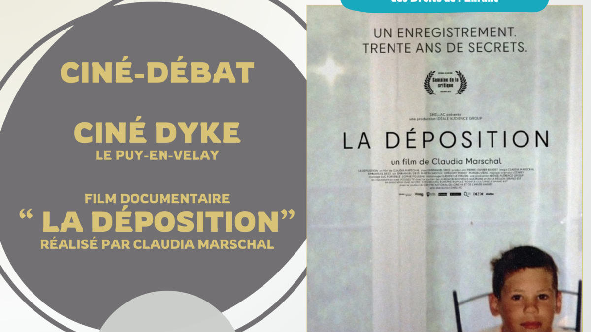 Journée internationale des droits de l'enfant Ciné Débat "La Déposition"